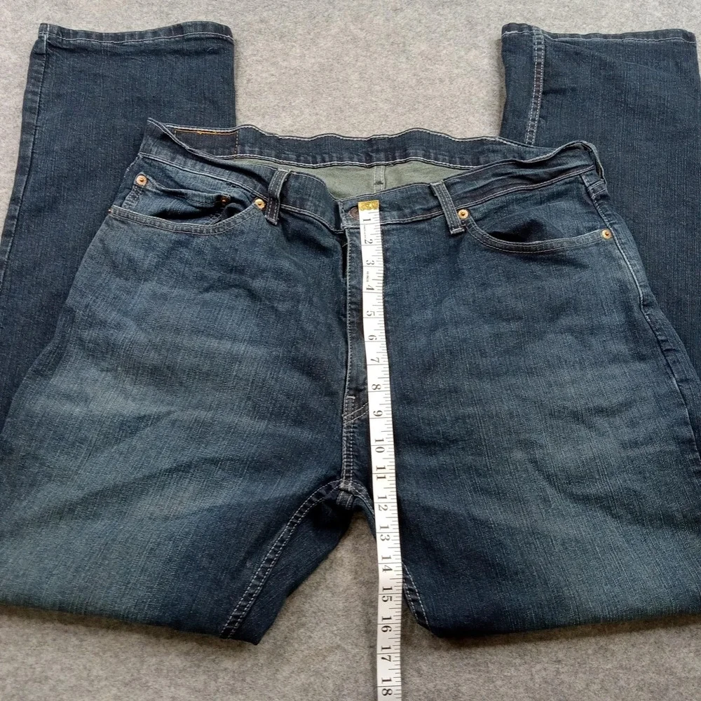 Levi's 559 Jeans Mens 38x32 Blue Relaxed Straight Stretch Denim Zip Fly Mid Rise